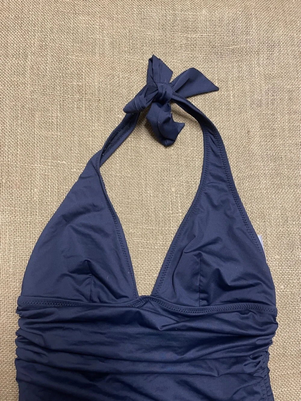 Dkny black Halter Ruched One-Piece Swimsuit - Picture 2 of 5